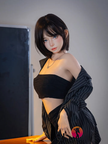 F6091—152cm/5ft-38kg A Cup Asian ROS Small Breast Silicone Sex Doll | SHEDOLL