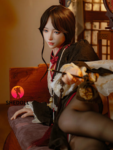 F6166—156cm/5ft1-44kg E Cup Asian ROS Silicone Sex Doll | SHEDOLL