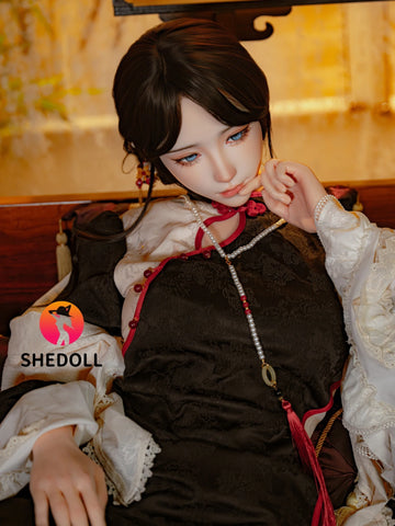 F6166—156cm/5ft1-44kg E Cup Asian ROS Silicone Sex Doll | SHEDOLL