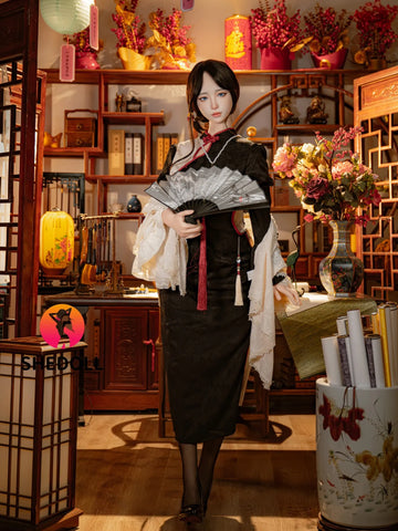 F6166—156cm/5ft1-44kg E Cup Asian ROS Silicone Sex Doll | SHEDOLL