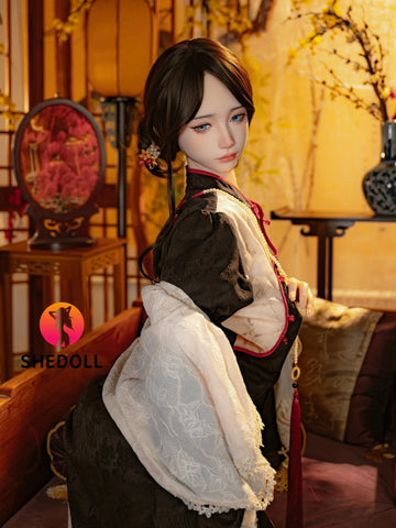 F6166—156cm/5ft1-44kg E Cup Asian ROS Silicone Sex Doll | SHEDOLL