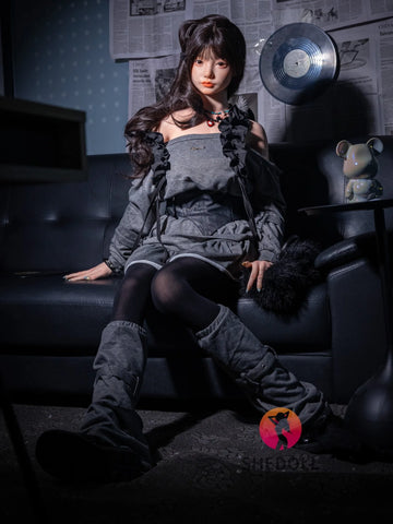 F6167—168cm/5ft5-47kg D Cup Realistic Asian Sex Doll with ROS Head | SHEDOLL