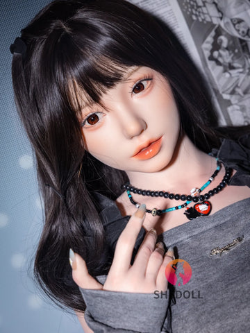 F6167—168cm/5ft5-47kg D Cup Realistic Asian Sex Doll with ROS Head | SHEDOLL