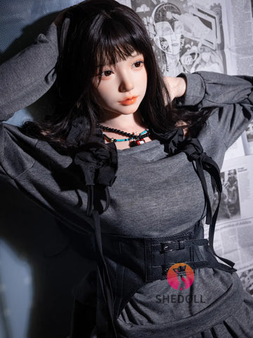 F6167—168cm/5ft5-47kg D Cup Realistic Asian Sex Doll with ROS Head | SHEDOLL