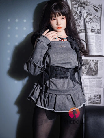 F6167—168cm/5ft5-47kg D Cup Realistic Asian Sex Doll with ROS Head | SHEDOLL