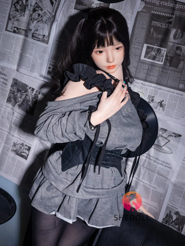 F6167—168cm/5ft5-47kg D Cup Realistic Asian Sex Doll with ROS Head | SHEDOLL