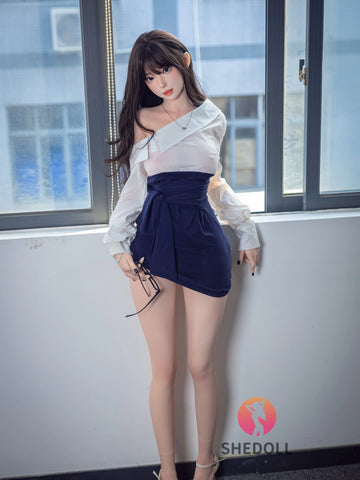 F6169—168cm/5ft5-47kg D Cup Asian Sex Doll Porn Star ROS Silicone Sex Doll | SHEDOLL