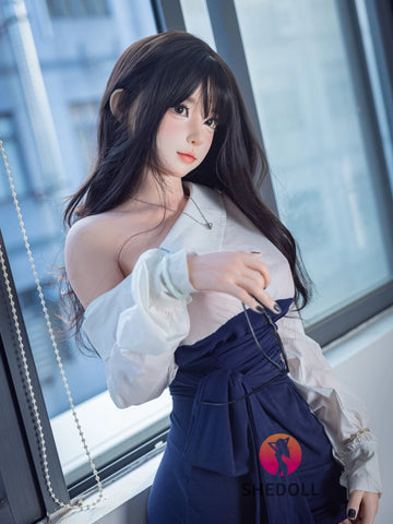 F6169—168cm/5ft5-47kg D Cup Asian Sex Doll Porn Star ROS Silicone Sex Doll | SHEDOLL