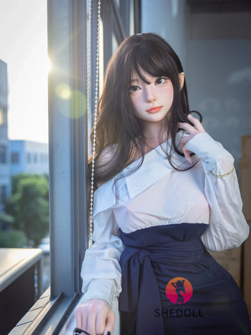 F6169—168cm/5ft5-47kg D Cup Asian Sex Doll Porn Star ROS Silicone Sex Doll | SHEDOLL