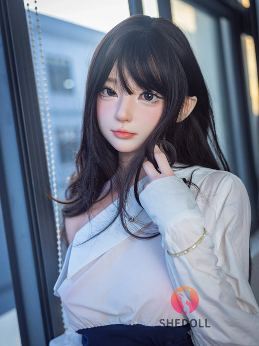 F6169—168cm/5ft5-47kg D Cup Asian Sex Doll Porn Star ROS Silicone Sex Doll | SHEDOLL