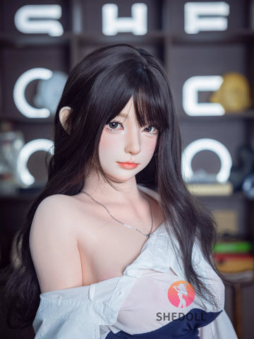 F6169—168cm/5ft5-47kg D Cup Asian Sex Doll Porn Star ROS Silicone Sex Doll | SHEDOLL