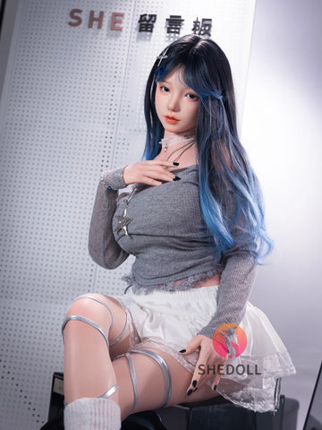 F6172—168cm/5ft5-47kg D Cup Lifelike Asian ROS Silicone Sex Doll | SHEDOLL