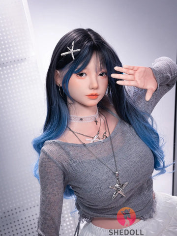 F6172—168cm/5ft5-47kg D Cup Lifelike Asian ROS Silicone Sex Doll | SHEDOLL