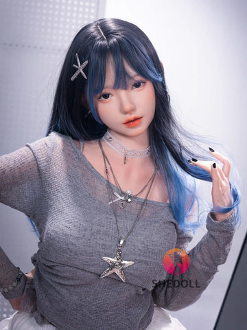 F6172—168cm/5ft5-47kg D Cup Lifelike Asian ROS Silicone Sex Doll | SHEDOLL