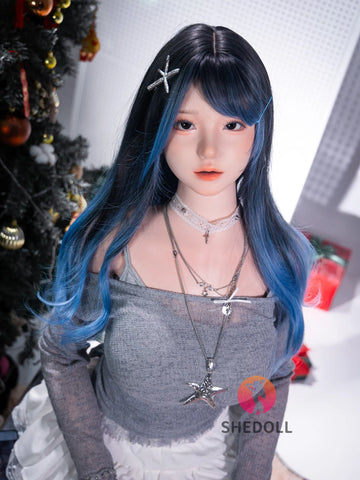 F6172—168cm/5ft5-47kg D Cup Lifelike Asian ROS Silicone Sex Doll | SHEDOLL