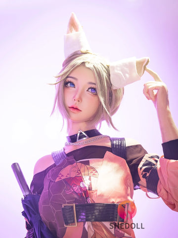 F6181—167cm/5.5ft-53kg D Cup Asian ROS Silicone Sex Doll | SHEDOLL