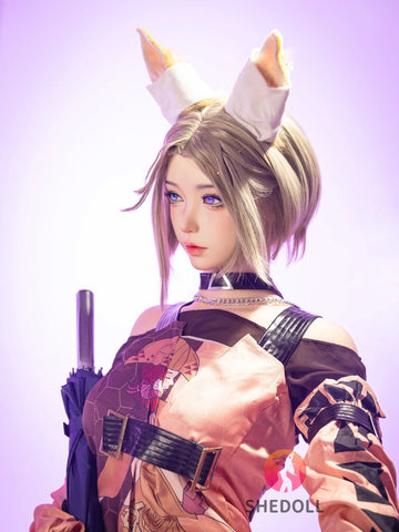 F6181—167cm/5.5ft-53kg D Cup Asian ROS Silicone Sex Doll | SHEDOLL