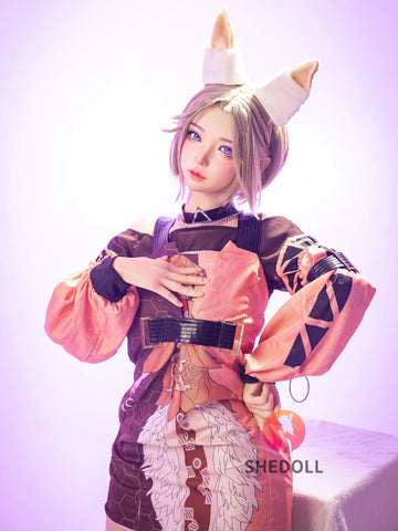 F6181—167cm/5.5ft-53kg D Cup Asian ROS Silicone Sex Doll | SHEDOLL