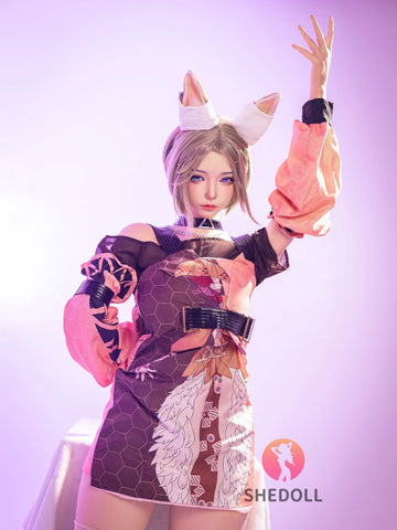 F6181—167cm/5.5ft-53kg D Cup Asian ROS Silicone Sex Doll | SHEDOLL