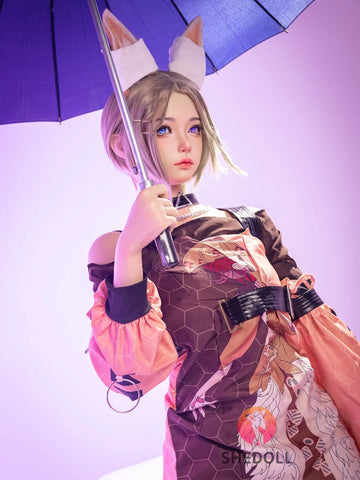 F6181—167cm/5.5ft-53kg D Cup Asian ROS Silicone Sex Doll | SHEDOLL