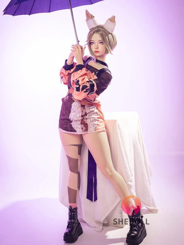 F6181—167cm/5.5ft-53kg D Cup Asian ROS Silicone Sex Doll | SHEDOLL