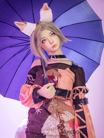 F6181—167cm/5.5ft-53kg D Cup Asian ROS Silicone Sex Doll | SHEDOLL