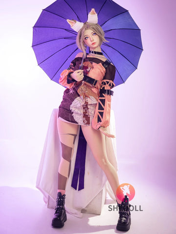 F6181—167cm/5.5ft-53kg D Cup Asian ROS Silicone Sex Doll | SHEDOLL