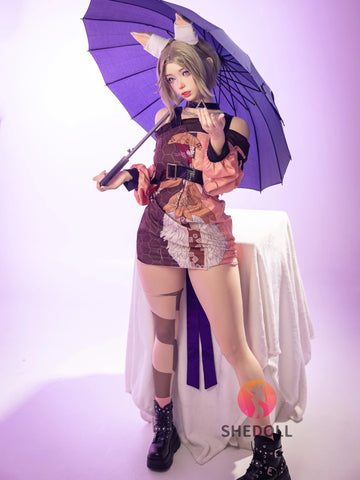 F6181—167cm/5.5ft-53kg D Cup Asian ROS Silicone Sex Doll | SHEDOLL