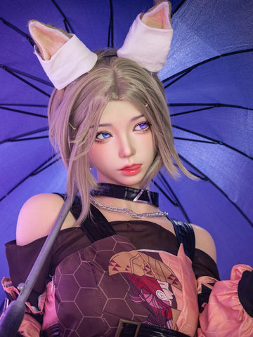 F6181—167cm/5.5ft-53kg D Cup Asian ROS Silicone Sex Doll | SHEDOLL