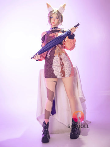 F6181—167cm/5.5ft-53kg D Cup Asian ROS Silicone Sex Doll | SHEDOLL