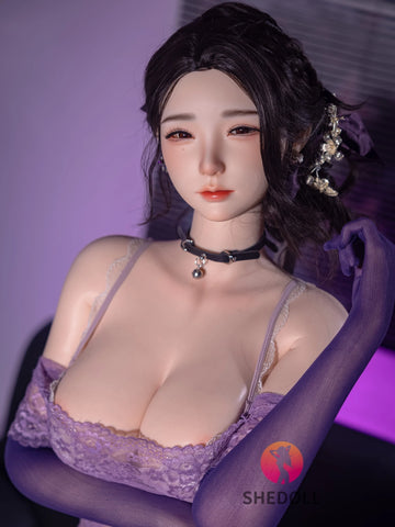 F6192—170cm/5ft6-57kg E Cup Asian ROS Silicone Sex Doll | SHEDOLL