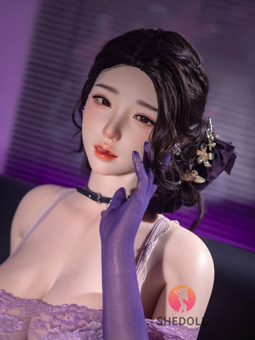 F6192—170cm/5ft6-57kg E Cup Asian ROS Silicone Sex Doll | SHEDOLL