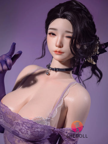F6192—170cm/5ft6-57kg E Cup Asian ROS Silicone Sex Doll | SHEDOLL