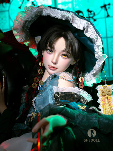 F6205—160cm/5.3ft-43kg C Cup Asian ROS Silicone Sex Doll Halloween - SHEDOLL