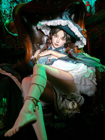 F6205—160cm/5.3ft-43kg C Cup Asian ROS Silicone Sex Doll Halloween - SHEDOLL
