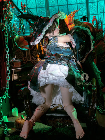 F6205—160cm/5.3ft-43kg C Cup Asian ROS Silicone Sex Doll Halloween - SHEDOLL