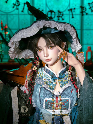 F6205—160cm/5.3ft-43kg C Cup Asian ROS Silicone Sex Doll Halloween - SHEDOLL