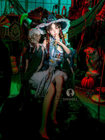 F6205—160cm/5.3ft-43kg C Cup Asian ROS Silicone Sex Doll Halloween - SHEDOLL