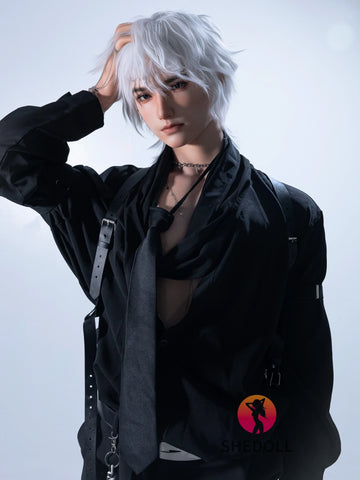 F6228-190cm(6.2ft)-44kg Realistic Femboy Male Sex Doll - SHEDOLL
