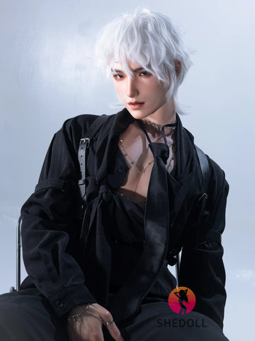 F6228-190cm(6.2ft)-44kg Realistic Femboy Male Sex Doll - SHEDOLL
