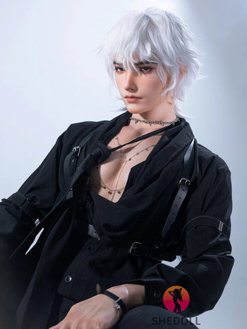 F6228-190cm(6.2ft)-44kg Realistic Femboy Male Sex Doll - SHEDOLL