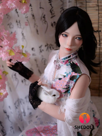 F1725—165cm/5フィート4 カルメン Fカップ シリコン可動ジョーズ セックスドール|Zelex Doll 