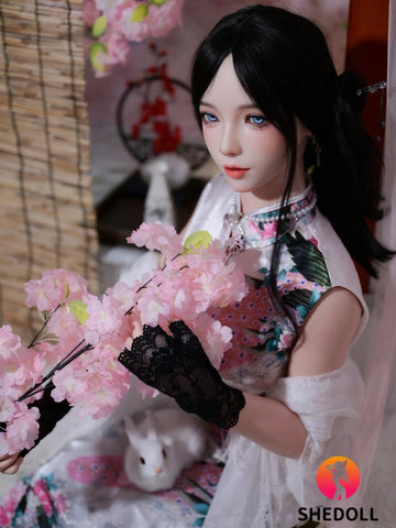 F1725—165cm/5フィート4 カルメン Fカップ シリコン可動ジョーズ セックスドール|Zelex Doll 