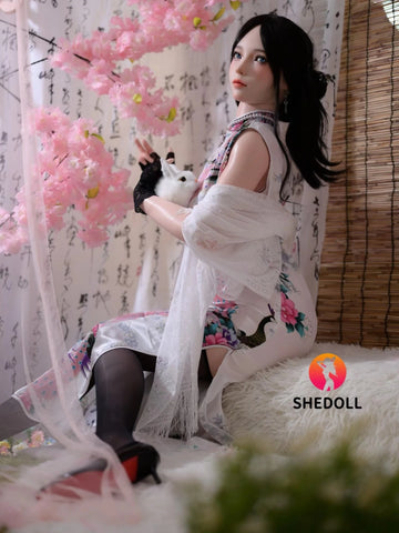 F1725—165cm/5フィート4 カルメン Fカップ シリコン可動ジョーズ セックスドール|Zelex Doll 