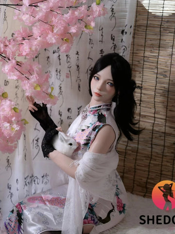 F1725—165cm/5フィート4 カルメン Fカップ シリコン可動ジョーズ セックスドール|Zelex Doll 