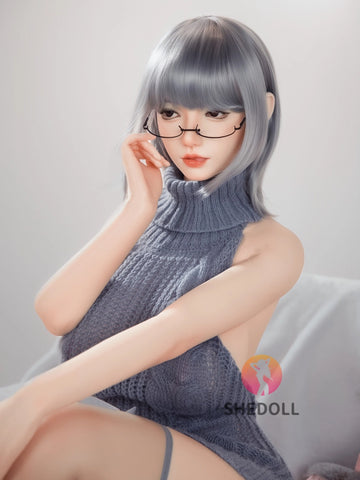 F6260—163cm/5ft4-51kg H Cup Realistic Asian ROS Silicone Sex Doll - SHEDOLL