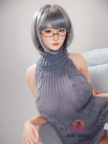 F6260—163cm/5ft4-51kg H Cup Realistic Asian ROS Silicone Sex Doll - SHEDOLL