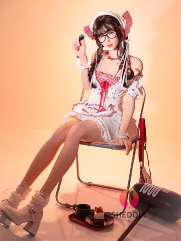 F1725—165cm/5フィート4 カルメン Fカップ シリコン可動ジョーズ セックスドール|Zelex Doll 