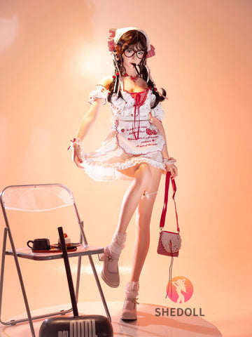 F1725—165cm/5フィート4 カルメン Fカップ シリコン可動ジョーズ セックスドール|Zelex Doll 