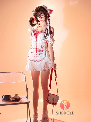 F1725—165cm/5フィート4 カルメン Fカップ シリコン可動ジョーズ セックスドール|Zelex Doll 